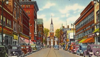 Old post card image of Church Street