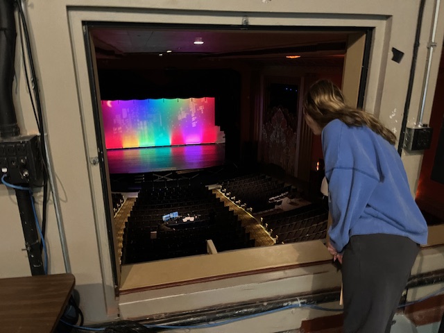 Light booth at the Flynn