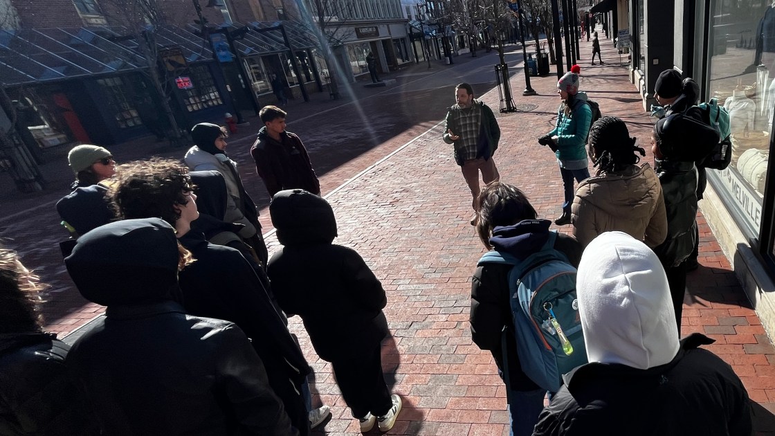 On Church St. with a community partner